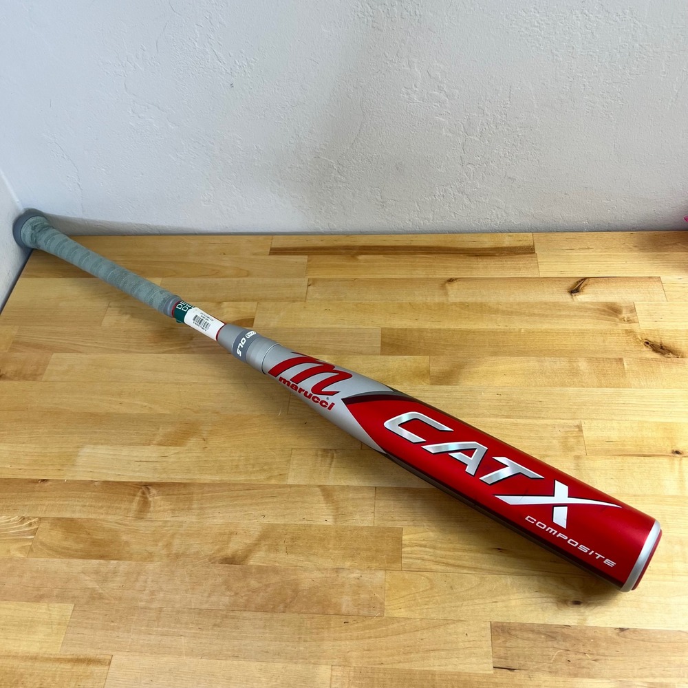 Marucci Baseball Bat CATX Composite BBCOR 32/29 Red Silver MCBCCPX -3 2 5/8"